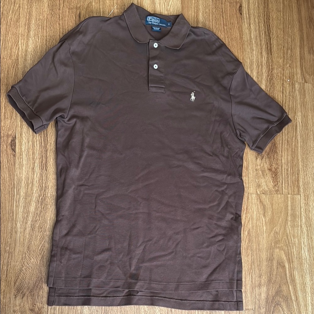 Ralph Lauren Brown Polo Classic Piqué Shirt